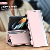 ดีไซน์ใหม่เคสเคสแท็บเล็ตหนังสำหรับ Samsung Galaxy Z Fold 3 Fold 4 5G พร้อมช่องเสียบปากกาสไตลัสซองรวมทุกอย่างสำหรับ Fold4 Fold3