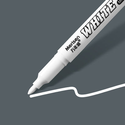 ปากกามาร์กเกอร์สีขาวแอลกอฮอล์สีมันกันน้ำยางภาพวาด Graffiti ปากกาถาวรปากกาเจลสำหรับผ้าไม้หนัง MARKER-Yrrey