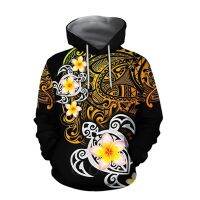 HX โบฮีเมียน Hoodie 3D รูปแบบ Polynesian ชนเผ่าดอกไม้รูปแบบ Unisex Hoodie โพลีเอสเตอร์กีฬาสวมใส่ฮาราจูกุเสื้อผ้าผู้ชาย