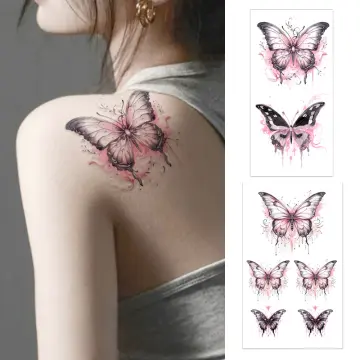 HÌNH XĂM BƯỚM 3D-3 – KEN BIÊN HÒA TATTOO - Biên Hòa Tattoo