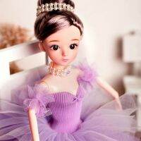 [Childrens clothing] ตุ๊กตาอธิษฐานบัลเล่ต์12.6นิ้วสวมรองเท้าหัวแหลมทูทู่และกระโปรงพร้อมของขวัญสำหรับเด็กเล็กเด็กผู้หญิงเด็กและลูกสาว