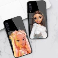 Doll Bratz Phone Case For Xiaomi 12 11T 10 9 Redmi Note 11 10 10S Pro Redmi 9 9A 8 Black PC Glass Phone Cover Electrical Safety