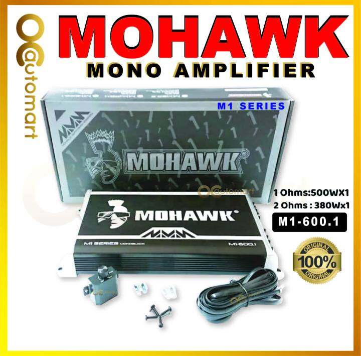 MOHAWK Car Audio M1 SERIES 500W MONO Amplifier M1600.1 Lazada