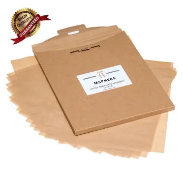 120 Sheets Unbleached Non-stick 8 Round Parchment Paper, Baking