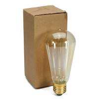 【Hot ticket】 Vintage Edison Bulbs 40W Squirrel Cage Filament หลอดไส้หรี่แสงได้สำหรับ Home Fixtures ฐาน E27 ST58