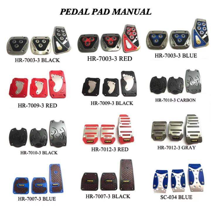 CPO.PH Nonslip Car Pedal Pads Universal Car Automatic Series Brake Gas