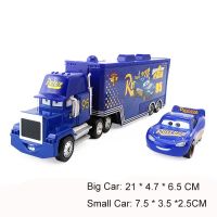 Disney Pixar Cars 3 Blue Lightning McQueen And Blue No. 95 Heavy Truck 1:55 Model Children Toys Disney Cars Combination Sale