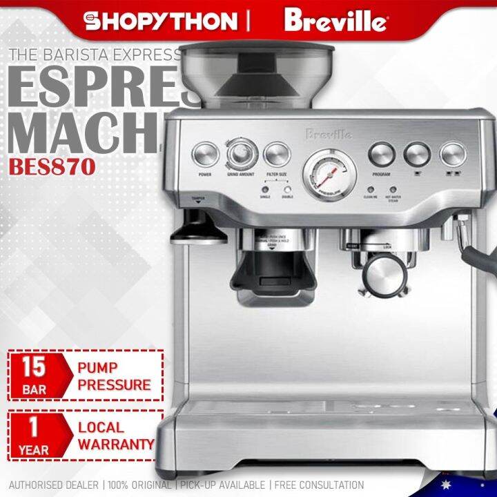 BREVILLE the Barista Express BES870 Brushed Stainless Steel (2.0L