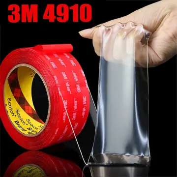 3 M 4910 High Temperature Transparent Double Sided Tape Clear V H B Acrylic  Foam Tape 1.0Mm Thick for Car Stickers /office/home