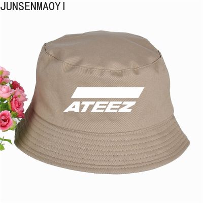 【CW】 ATEEZ Hat kpop Faceless cap Panama Cotton Hats Men Fishing Beach