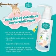 Dung dịch vệ sinh vùng kín cho bé White Papel Soothing Bottom Wash 120ml