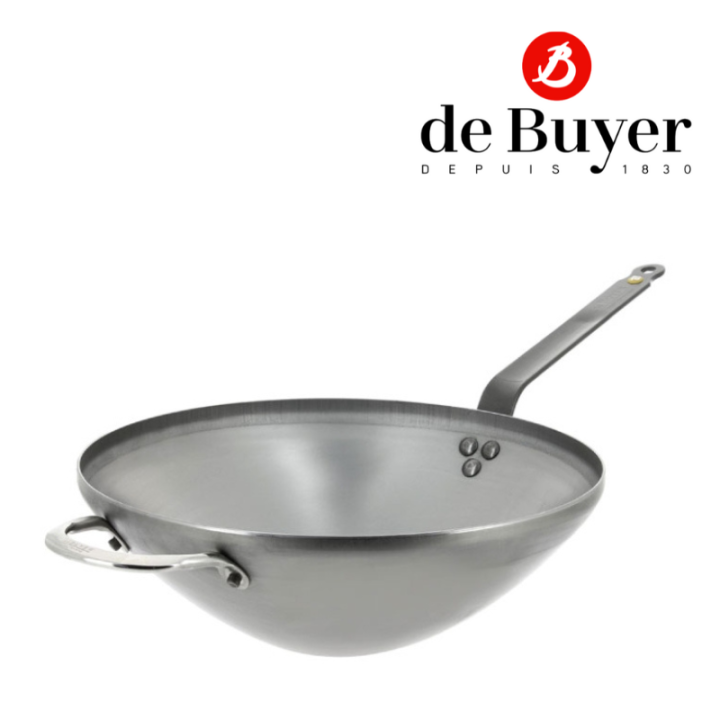 de-buyer-5618-wok-mineral-กระทะเหล็ก