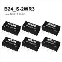 B24S-2WR3 2W 3.3V5V9V12V15V24V DC DC แยก Power Converter โมดูล21.6-26.4V