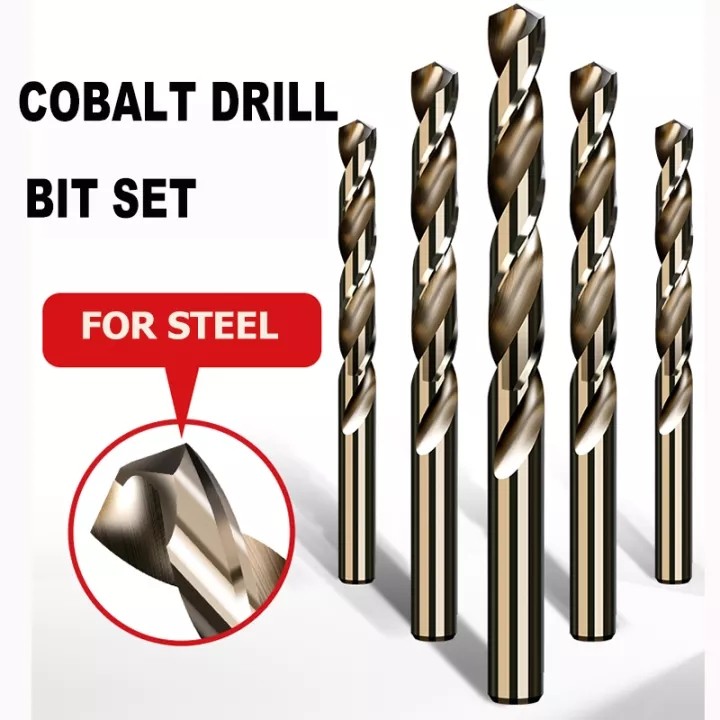 5pcs cobalt drill bit 1.3mm Co steel alloys Straight Shank Twist Drill 