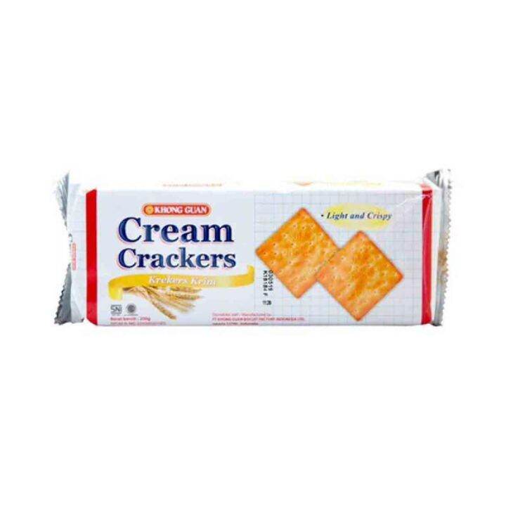 Khong guan cream crackers 200 gram Lazada Indonesia