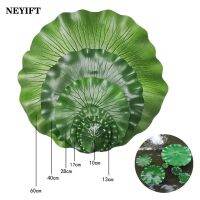 【YD】 10/13/17/28/40/60cm Artificial for Garden Pond Decoration leaf Floating