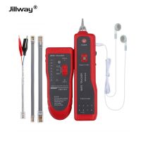 เครื่องตรวจจับสายเคเบิลเครือข่ายเครื่องติดตามสาย Jillway เครื่องทดสอบ RJ11 RJ45สำหรับสายโทรศัพท์และเครื่องตรวจจับสายสายเคเบิลแลน