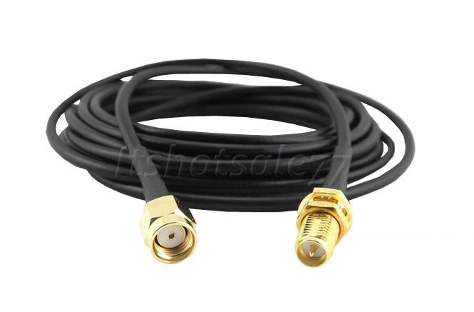 สาย-cable-rp-sma-male-to-rp-sma-female-connector-rf-coax-pigtail-cable-10m
