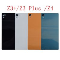 For Sony Xperia Z3 D6603 D6653 Back Battery Cover Rear Door Housing Glass Case Replacement For SONY Z3 Z4 Plus Battery Cover