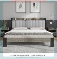 [COD] bed home modern minimalist 1.5m soft double master bedroom style 1.8 rental room light luxury single