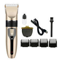 แปรงทำความสะอาดกระต่าย Professional Grooming หวีจำกัดเสียงรบกวนต่ำสัตว์เลี้ยงแมว USB ชาร์จ 5 ระดับกัด Cordless Dog Hair Clipper