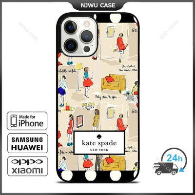 KateSpade 0199 Tote Art Phone Case for iPhone 14 Pro Max / iPhone 13 Pro Max / iPhone 12 Pro Max / XS Max / Samsung Galaxy Note 10 Plus / S22 Ultra / S21 Plus Anti-fall Protective Case Cover