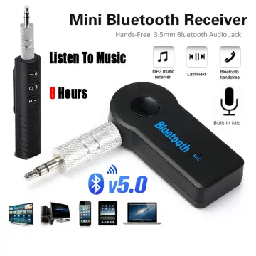 Shop Mini Bluetooth Receiver Audio Adapter Universal Car Home 3.5mm Aux Stereo  Audio Music Wireless Adapter with great discounts and prices online - Jan  2024