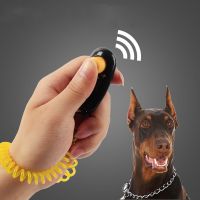 1 Piece Pets Dog Training Clicker Adjustable Wrist Plastic Trainer Aid To Sound Chain