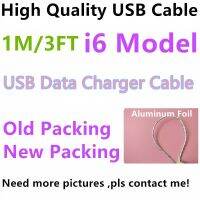 100pcs/lot Data Sync Cable AAA Quality USB Cable Charger Aluminum Foil Cable 1M 3FT For i11 XR XS Max 7 8 6S Plus SE OD 3.0mm