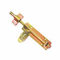 6/8/10/12 Inch Long Welding Iron Door Bolts Latch Solid Sliding Bolt Latch Hasp Staple Gate Safety Lock Door Hardware Door Hardware Locks Metal film r