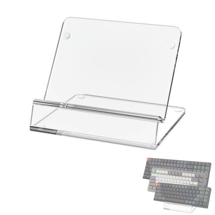 Geekria Keyboard Stands, Mechanical Keyboard Display Stand Acrylic Keyboard Stand Transparent