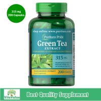 Puritan Green Tea Extract 315 Mg 200 Capsules