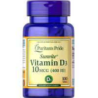 Special offer U.S. imported vitamin D3-400IUx100 grains bone health PuritansPrid