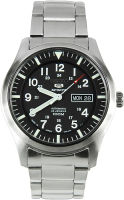 SEIKO Mens self-Winding Watch Made ​​in Japan Black SNZG13J1