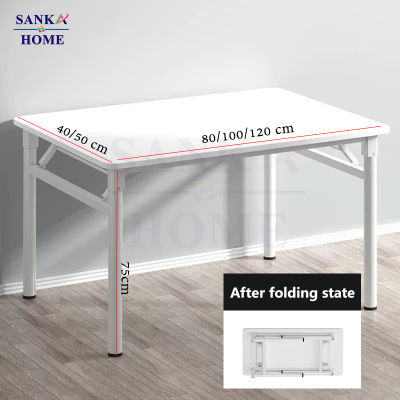 SANKA HOME โต๊ะพับ แคมป์ปิ้ง Folding table โต๊ะพับอเนกประสงค์ โต๊ะอเนกประสงค์ โต๊ะทํางานพับได้ โต๊ะทำงานไม้ รับน้ำหนักได้ 200KG โต๊ะ โต๊ะคอม