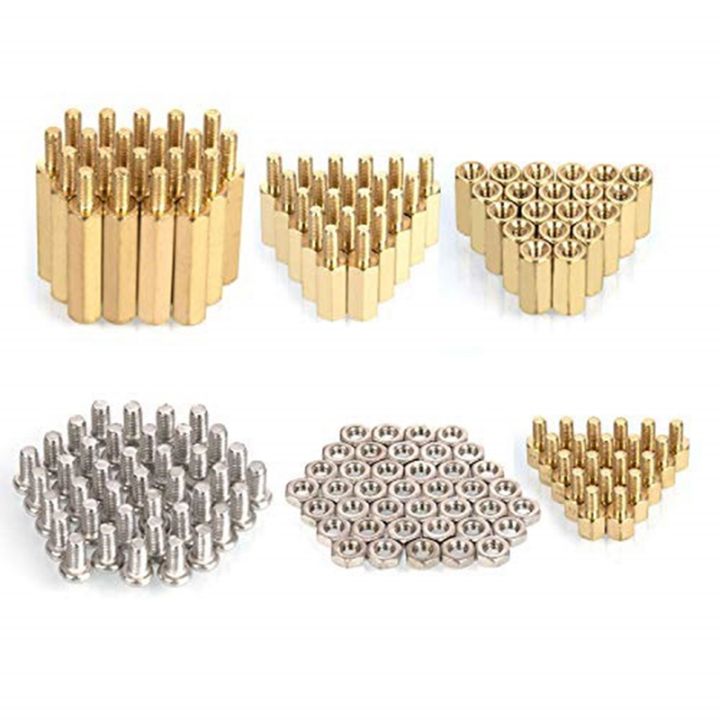 120pcs-installation-tool-for-raspberry-pi-4-model-b-3b-3b-m2-5-series-hex-brass-column-nuts-screws-accessories-kit