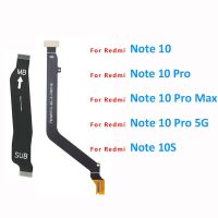 เหมาะสำหรับ Xiaomi Redmi Note 10,10S 10T Pro 4G 5G ตัวเชื่อมต่อเมนบอร์ดบอร์ด USB จอแสดงผล LCD อะไหล่ซ่อมเฟล็กซ์