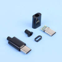 Micro USB DENG 2ชุด Type-C 3.1ปลั๊กตัวผู้ตัวต่อที่ชาร์ทเร็วในปัจจุบันสูง