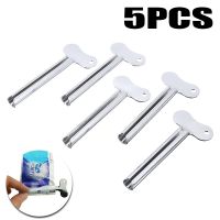 5Pcs Toothpaste Squeezer Home Bathroom Accessories Plastic Tube Key Shape Toothpaste Squeeze Extruder