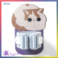 Ginni ตะขอติดด้วยตนเองสำหรับห้องน้ำ,ตะขอตะขอเก็บไม้ถูพื้นการ์ตูนติดแน่นที่แขวนไม้ถู