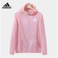 พร้อมส่ง Adidas เสื้อแจ็กเก็ต มีฮู้ด กันน้ํา ระบายอากาศ แห้งเร็ว คุณภาพสูง สําหรับผู้หญิง