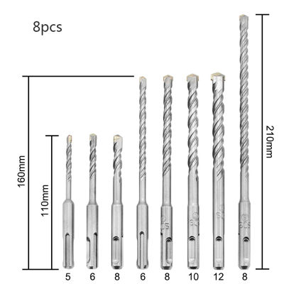 SDS PLUS Electric Hammer Drill Bit Concrete Through-Wall Alloy Hammer Drilling Bits