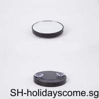 【BEIBEI】 【Hclm】Round Makeup Mirror Magnifying Mirror Suction Cups Small Cosmetic Mirror