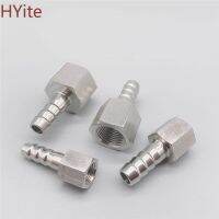 6mm 10mm 12mm Hose Barb Tail 1/4" 1/2"Inch BSP Female Thread Steel Straight Conversion Adapter Pipe Fitting Quick Connect Pipe Fittings Accessories