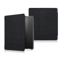 Slim Cover Case for 2019 Kindle Oasis 2/3 Ultra-thin PC Hard Shell E-reader Case with Flip Cover Faux Leather Kindle Protector