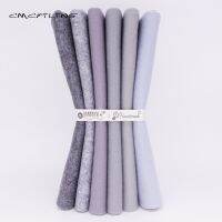 High Density Gray Soft Felt Fabric For Needlework DIY Sewing Dolls Crafts Non-Woven/Polyester Cloth 25cmx28cm 6Pcs/Lot