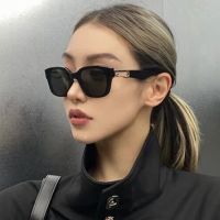 {Paopao glasses} Back Shaped Buckle Decoration Star Men 39; S Sunglasses 2022 New Korean Version Square Trend Small Frame Women 39; S Sun Glasses