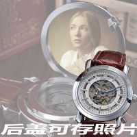 [COD] A generation of GOER hollow bottom mechanical watch personality back can be opened rest assured lover photo mens
