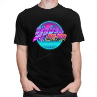 Fashion Jojo Bizarre Adventure Shirt Men Fathers Day Retrowave Neon Tshirts Manga T-shirt Cotton Vaporwave Japan Anime Tee Tops - T-shirts - AliExpress