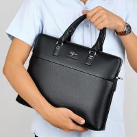 Celestica mens bags handbag business leather briefcase kangaroo leather ba天弘袋鼠手提包男包商务牛皮公文包真皮背包斜挎大容量单肩电脑包